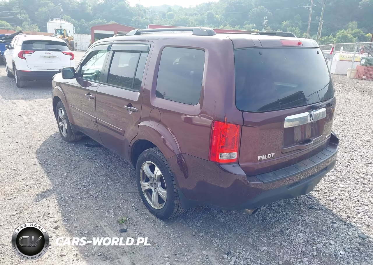 2013 Honda Pilot Ex-L VIN:5FNYF4H51DB035873 - 3