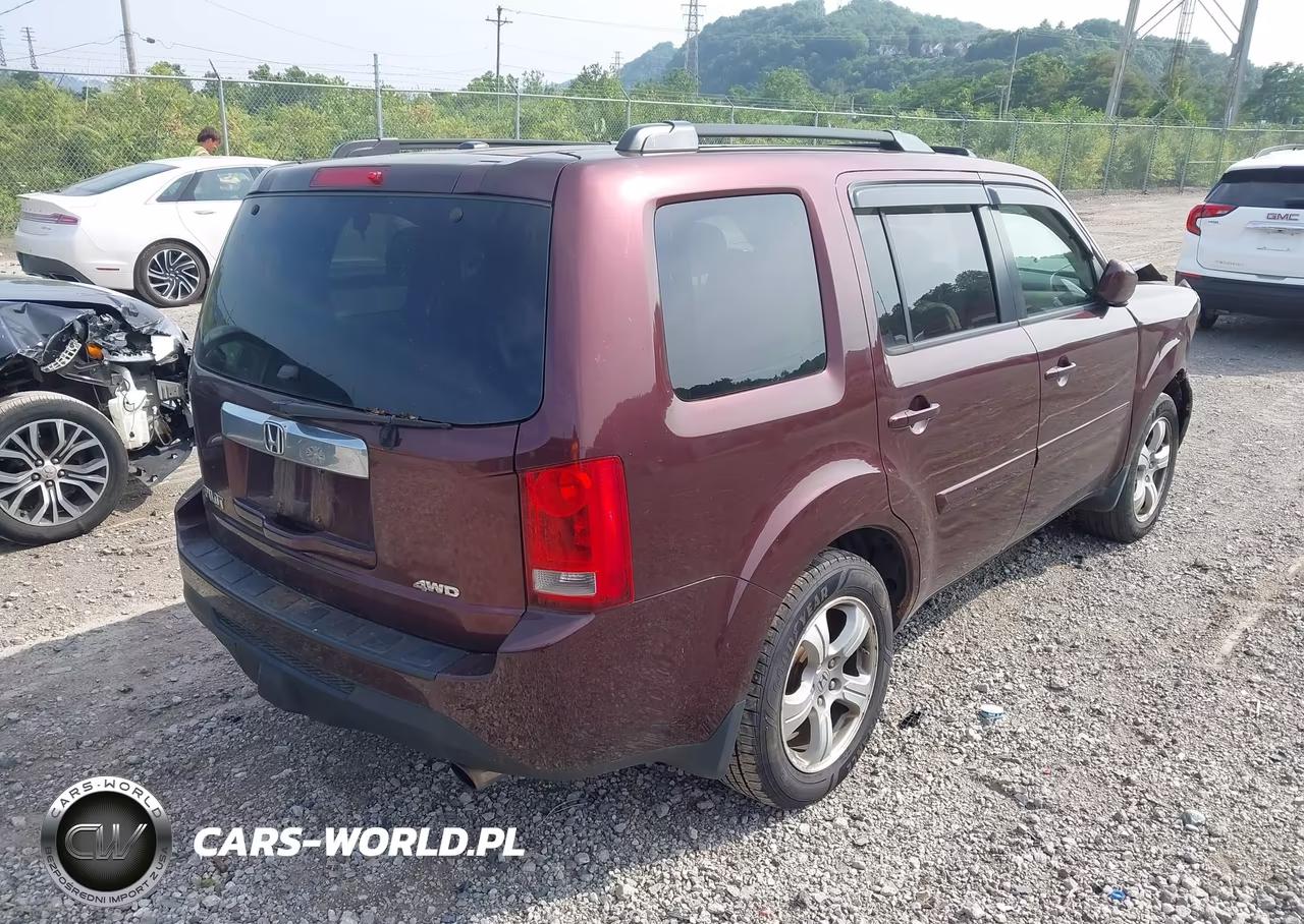 2013 Honda Pilot Ex-L VIN:5FNYF4H51DB035873 - 4