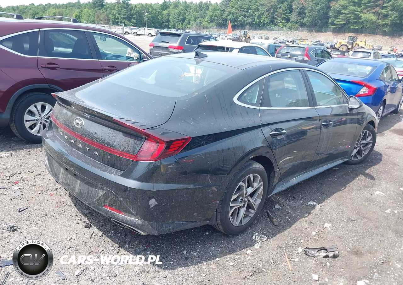 2022 Hyundai Sonata Sel VIN:KMHL14JA6NA238876 - 4