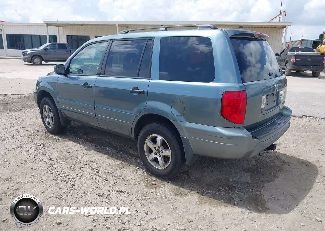 2005 Honda Pilot Ex-L VIN:5FNYF18515B017096 - 3