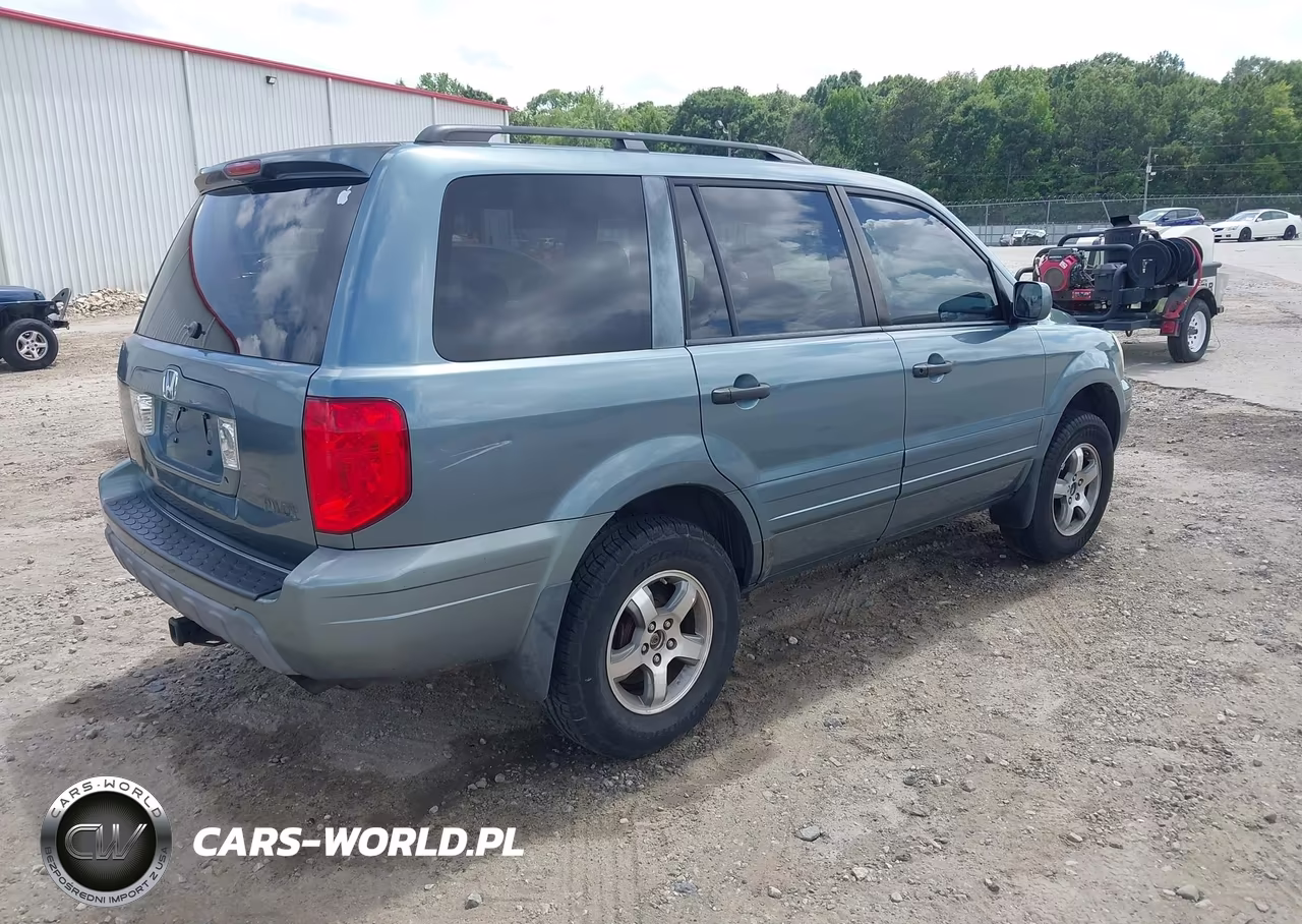 2005 Honda Pilot Ex-L VIN:5FNYF18515B017096 - 4