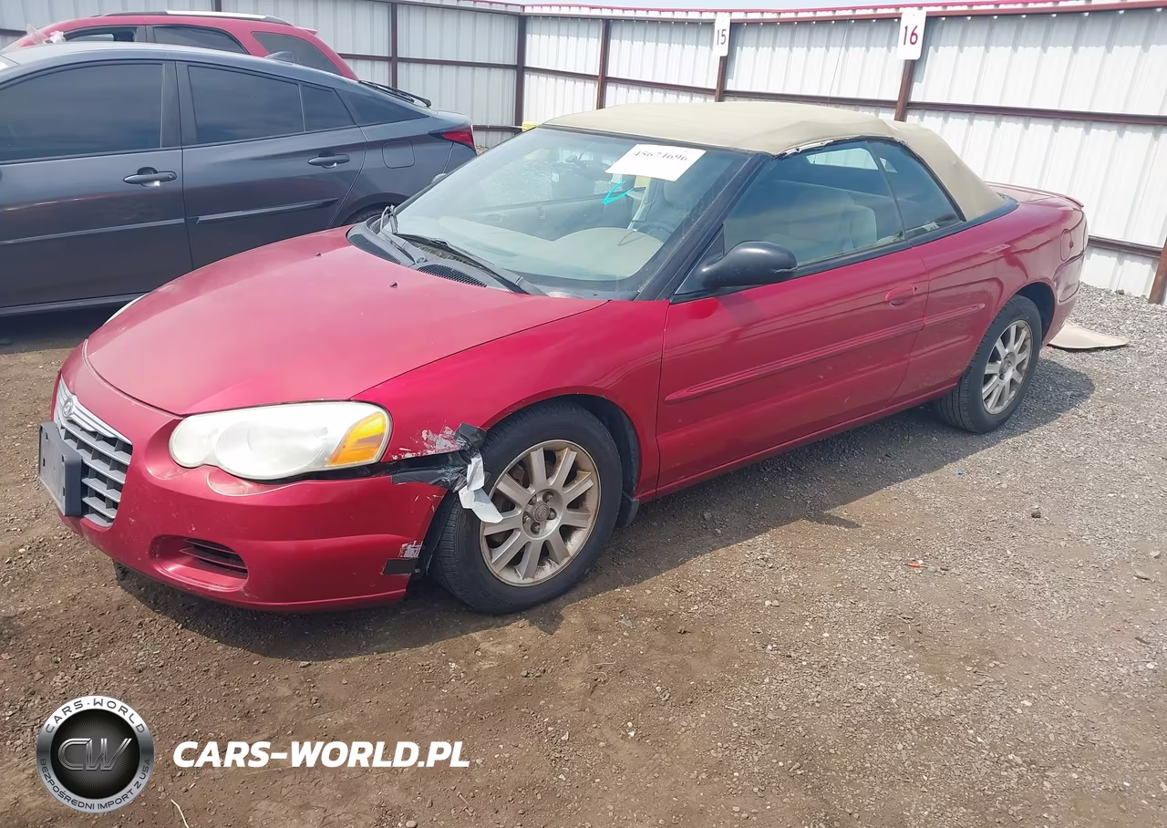 2004 Chrysler Sebring Gtc VIN:1C3EL75R54N322787 - 2