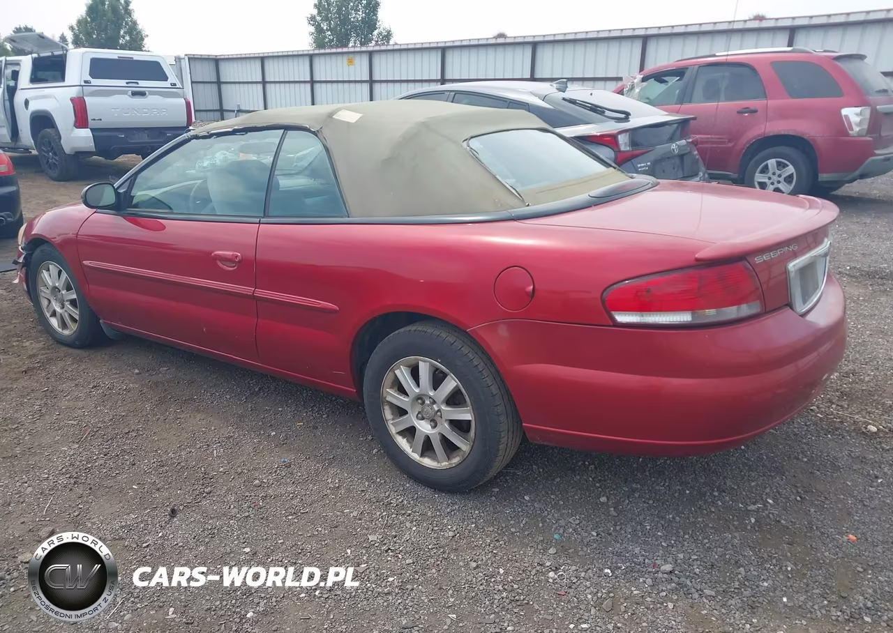2004 Chrysler Sebring Gtc VIN:1C3EL75R54N322787 - 3