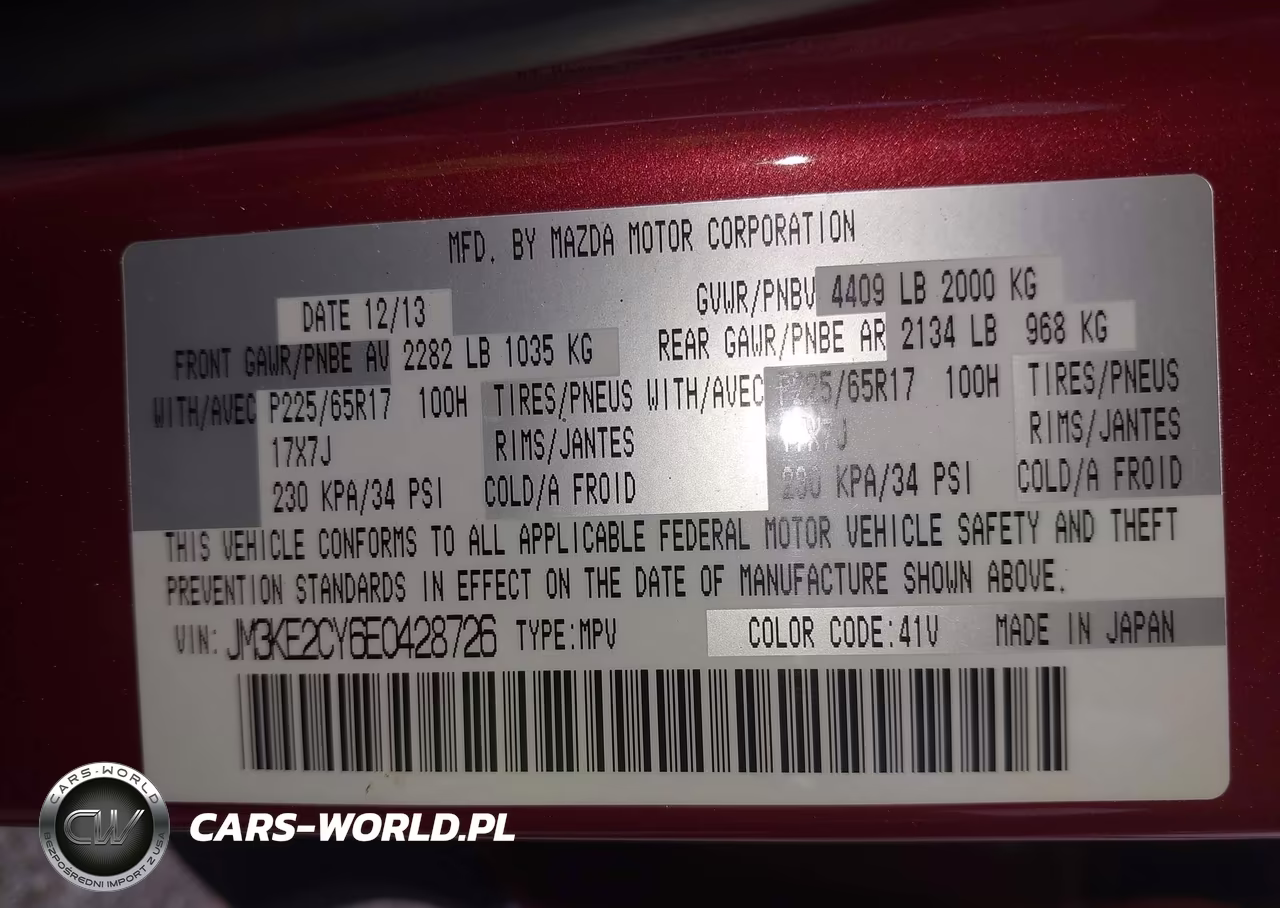 2014 Mazda Cx-5 Touring VIN:JM3KE2CY6E0428726 - 9