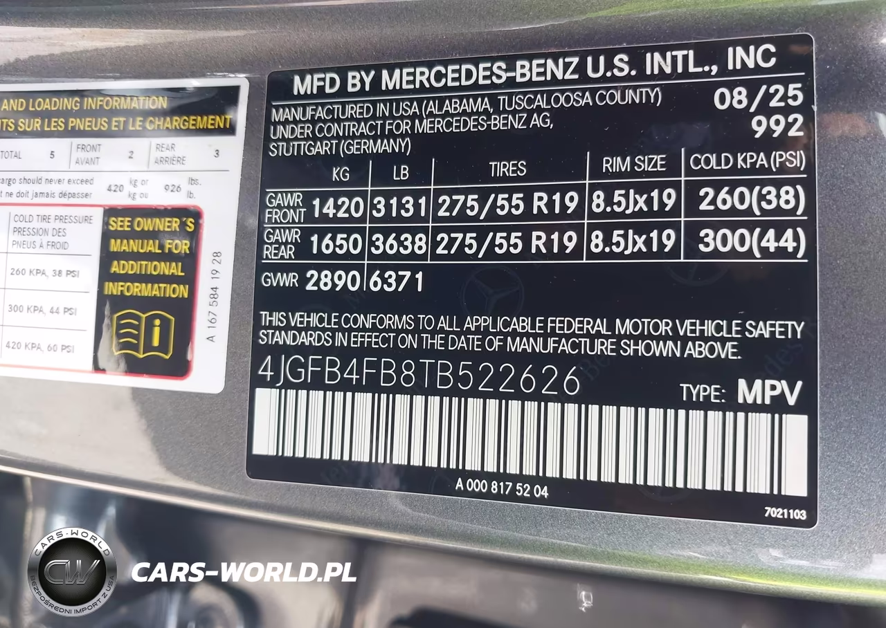2026 Mercedes-Benz Gle 350 VIN:4JGFB4FB8TB522626 - 9