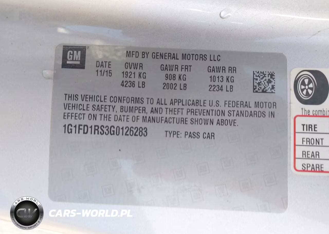2016 Chevrolet Camaro 2Lt VIN:1G1FD1RS3G0126283 - 9