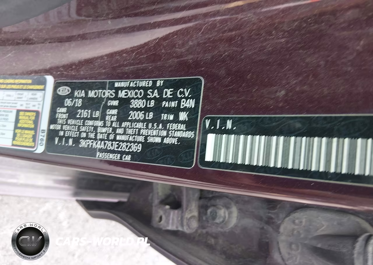 2018 Kia Forte Lx VIN:3KPFK4A78JE282369 - 9