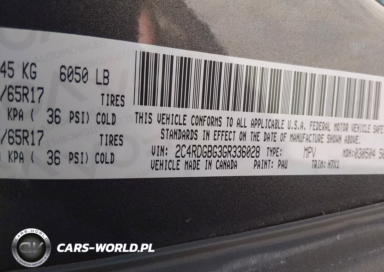 2016 Dodge Grand Caravan American Value Pkg VIN:2C4RDGBG3GR336028 - 9
