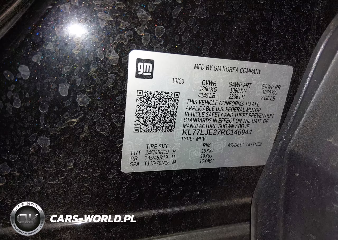 2024 Chevrolet Trax Fwd 2Rs VIN:KL77LJE27RC146944 - 9