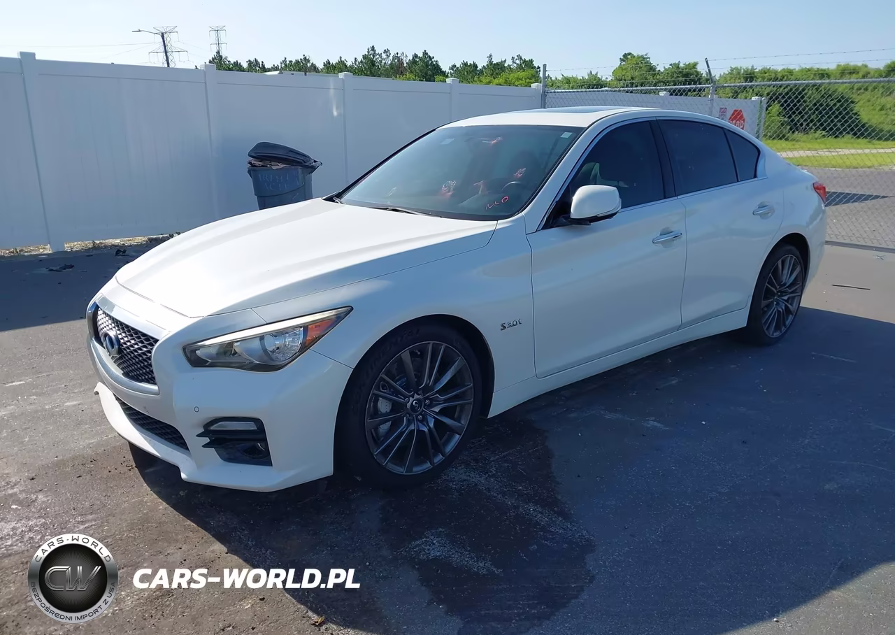 2016 Infiniti Q50 3.0T Red Sport 400 VIN:JN1FV7AP0GM420542 - 2