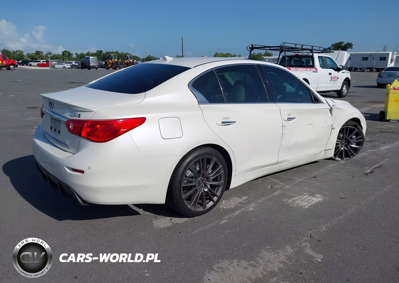 2016 Infiniti Q50 3.0T Red Sport 400 VIN:JN1FV7AP0GM420542 - 4
