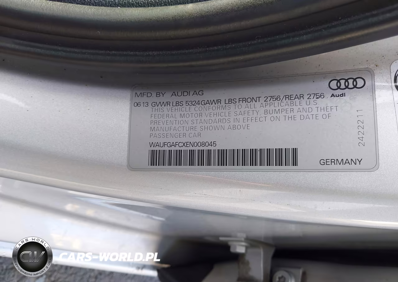 2014 Audi A6 3.0T Premium Plus VIN:WAUFGAFCXEN008045 - 9