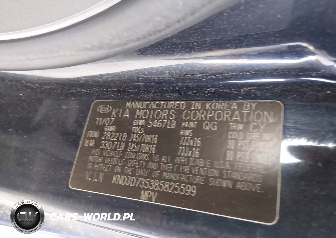 2008 Kia Sorento Lx VIN:KNDJD735385825599 - 9