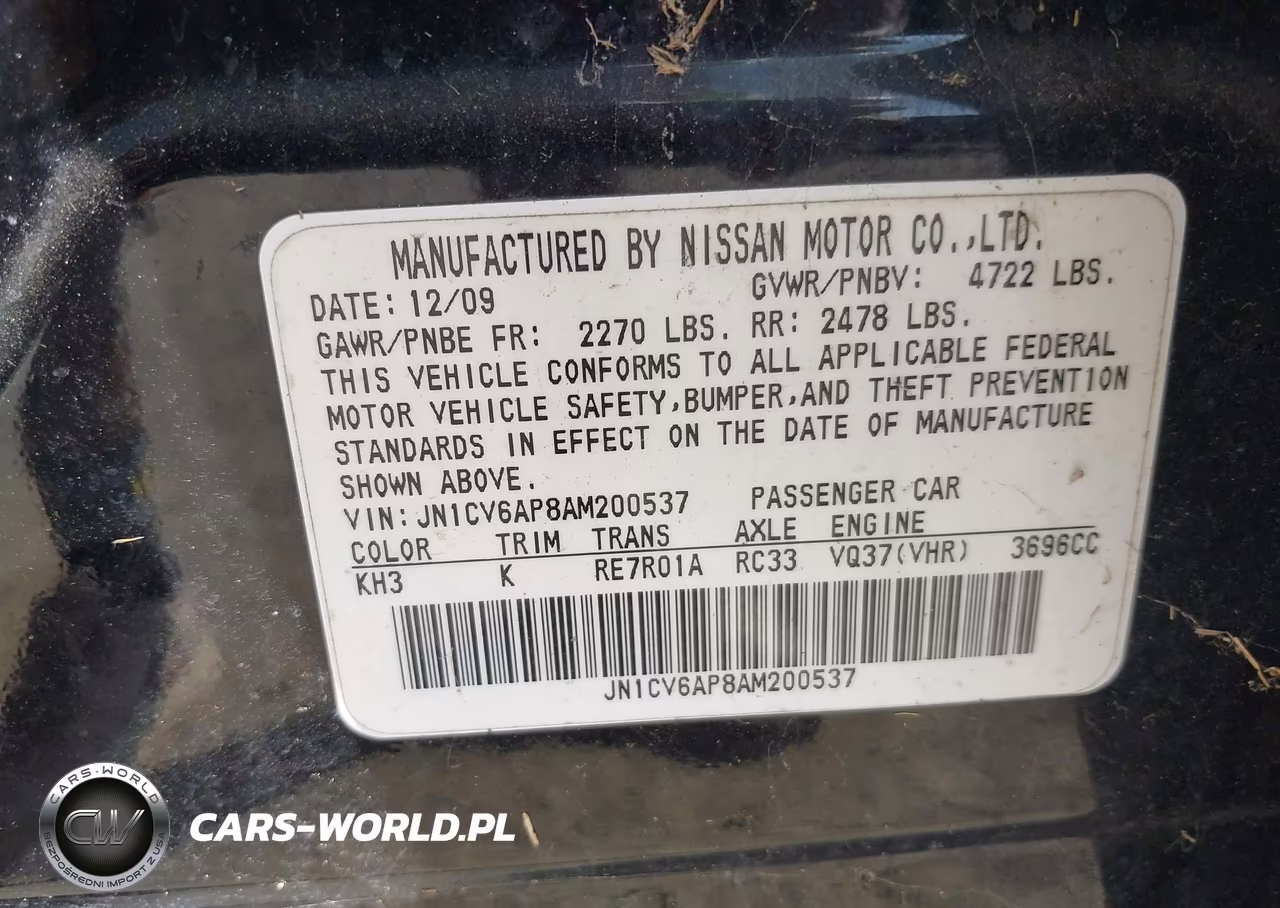 2010 Infiniti G37 Journey VIN:JN1CV6AP8AM200537 - 9