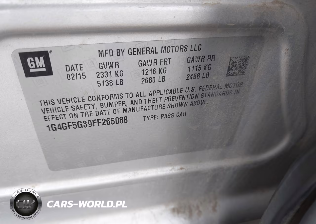 2015 Buick Lacrosse Premium Ii VIN:1G4GF5G39FF265088 - 9