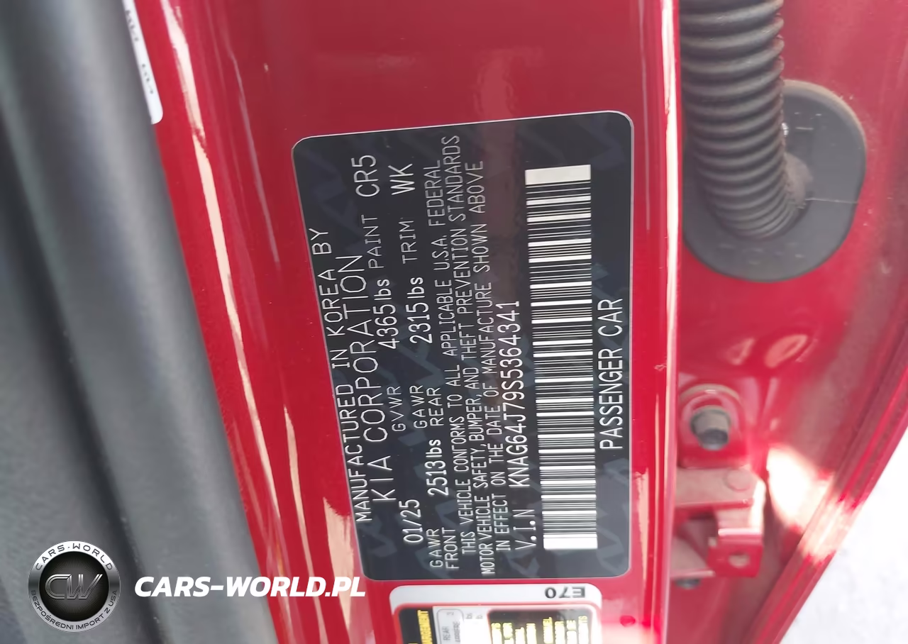 2025 Kia K5 Gt-Line VIN:KNAG64J79S5364341 - 9