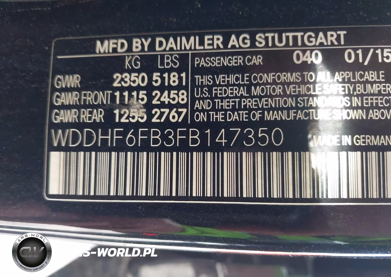 2015 Mercedes-Benz E 400 VIN:WDDHF6FB3FB147350 - 9