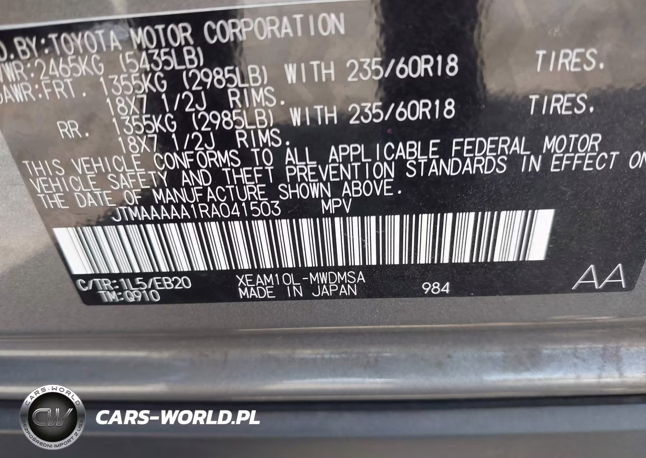 2024 Toyota Bz4X Xle VIN:JTMAAAAA1RA041503 - 9