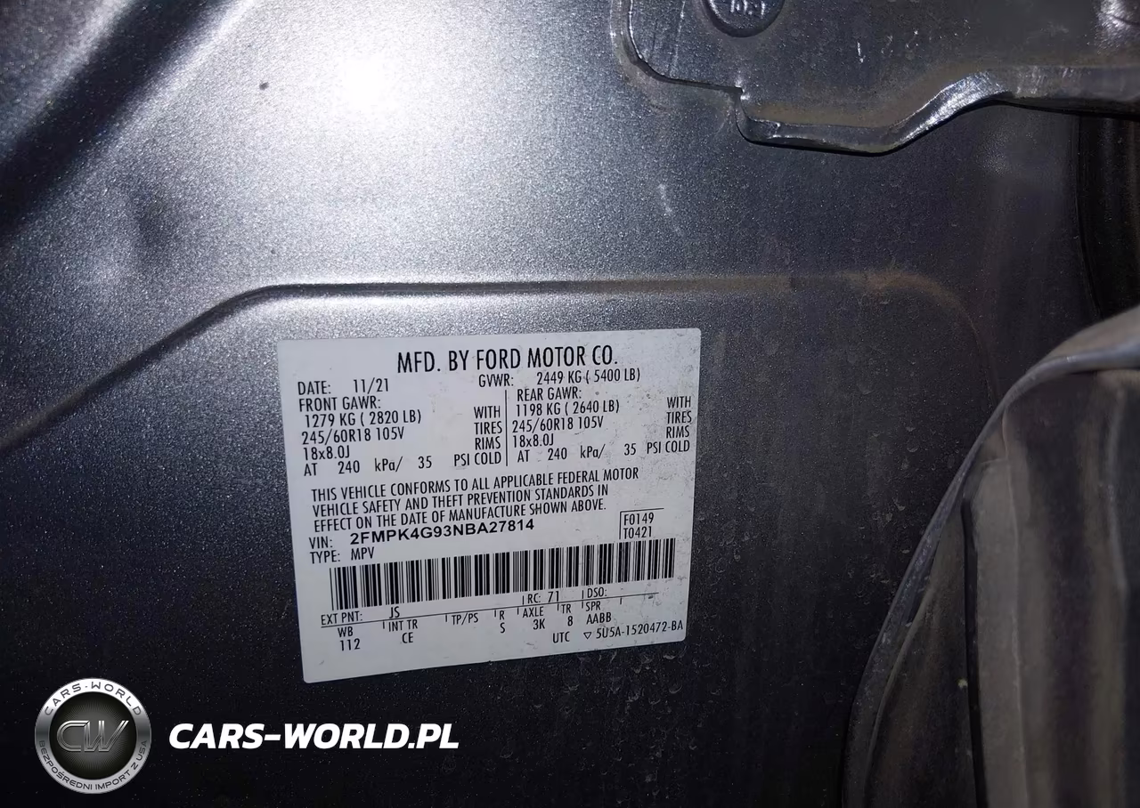 2022 Ford Edge Se VIN:2FMPK4G93NBA27814 - 9