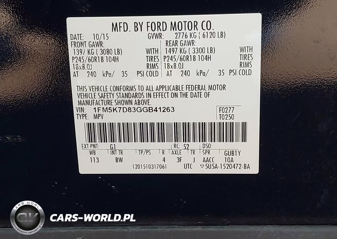 2016 Ford Explorer Xlt VIN:1FM5K7D83GGB41263 - 9