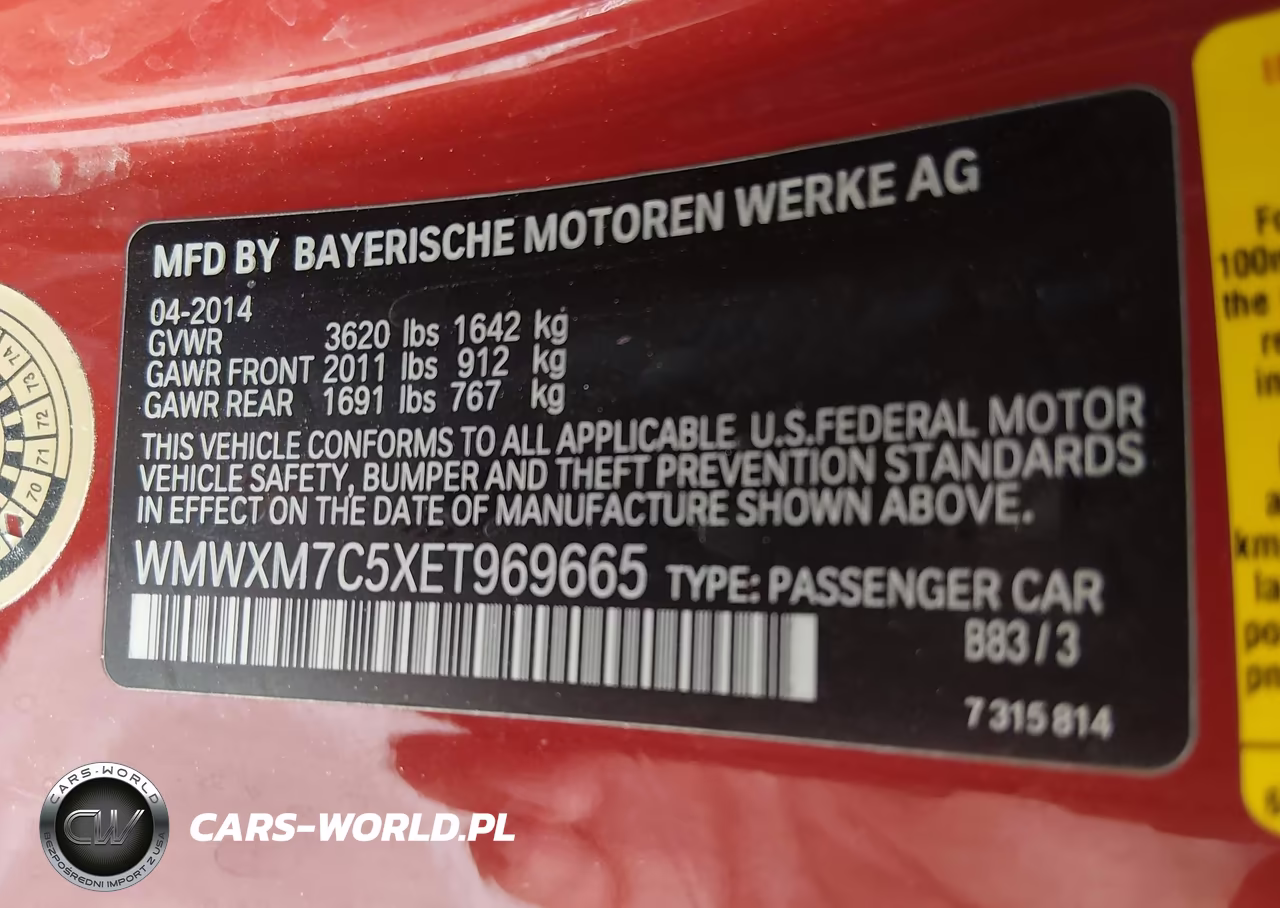 2014 Mini Hardtop Cooper S VIN:WMWXM7C5XET969665 - 9
