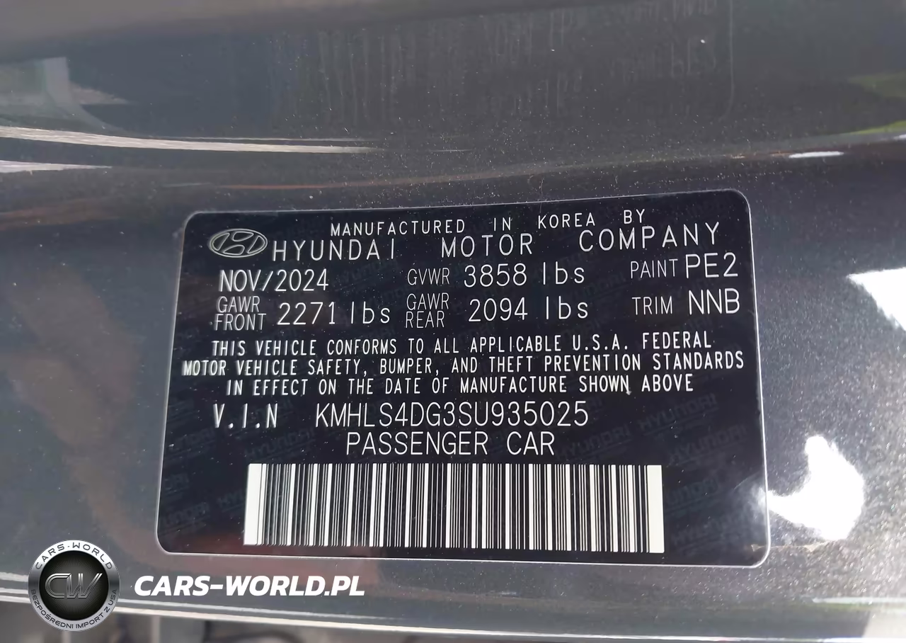 2025 Hyundai Elantra Sel Convenience VIN:KMHLS4DG3SU935025 - 9