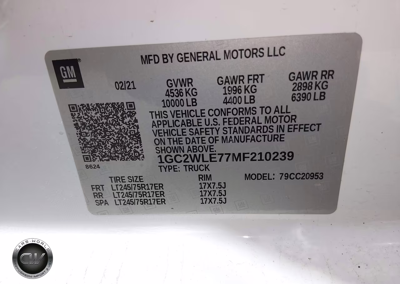 2021 Chevrolet Silverado C2500 Heavy Duty VIN:1GC2WLE77MF210239 - 9