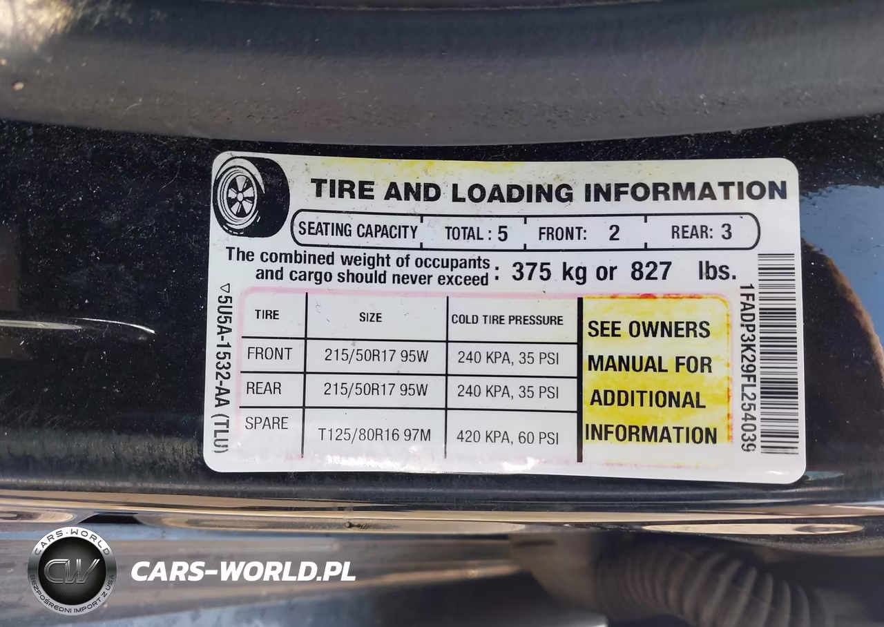 2015 Ford Focus Se VIN:1FADP3K29FL254039 - 9