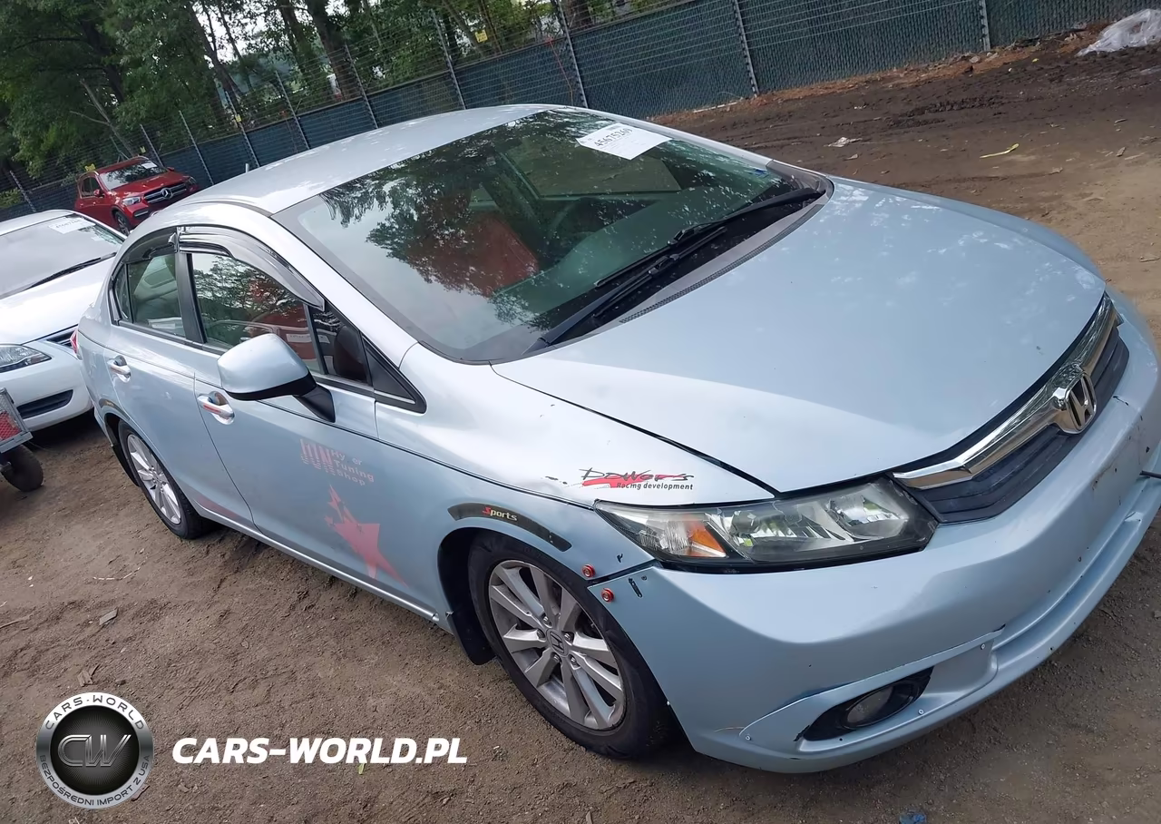2012 Honda Civic Lx VIN:2HGFB2F58CH593109 - 1