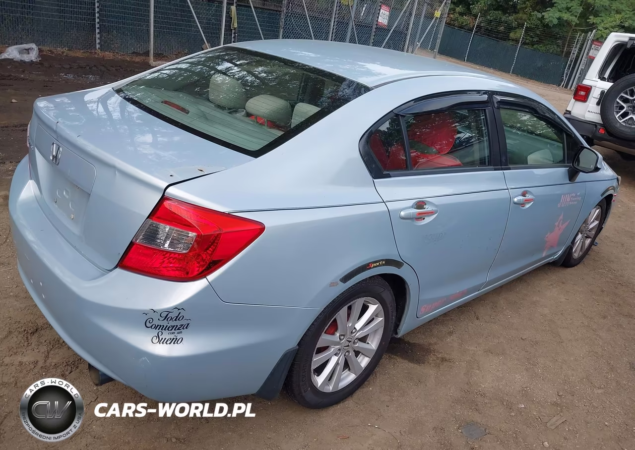 2012 Honda Civic Lx VIN:2HGFB2F58CH593109 - 4