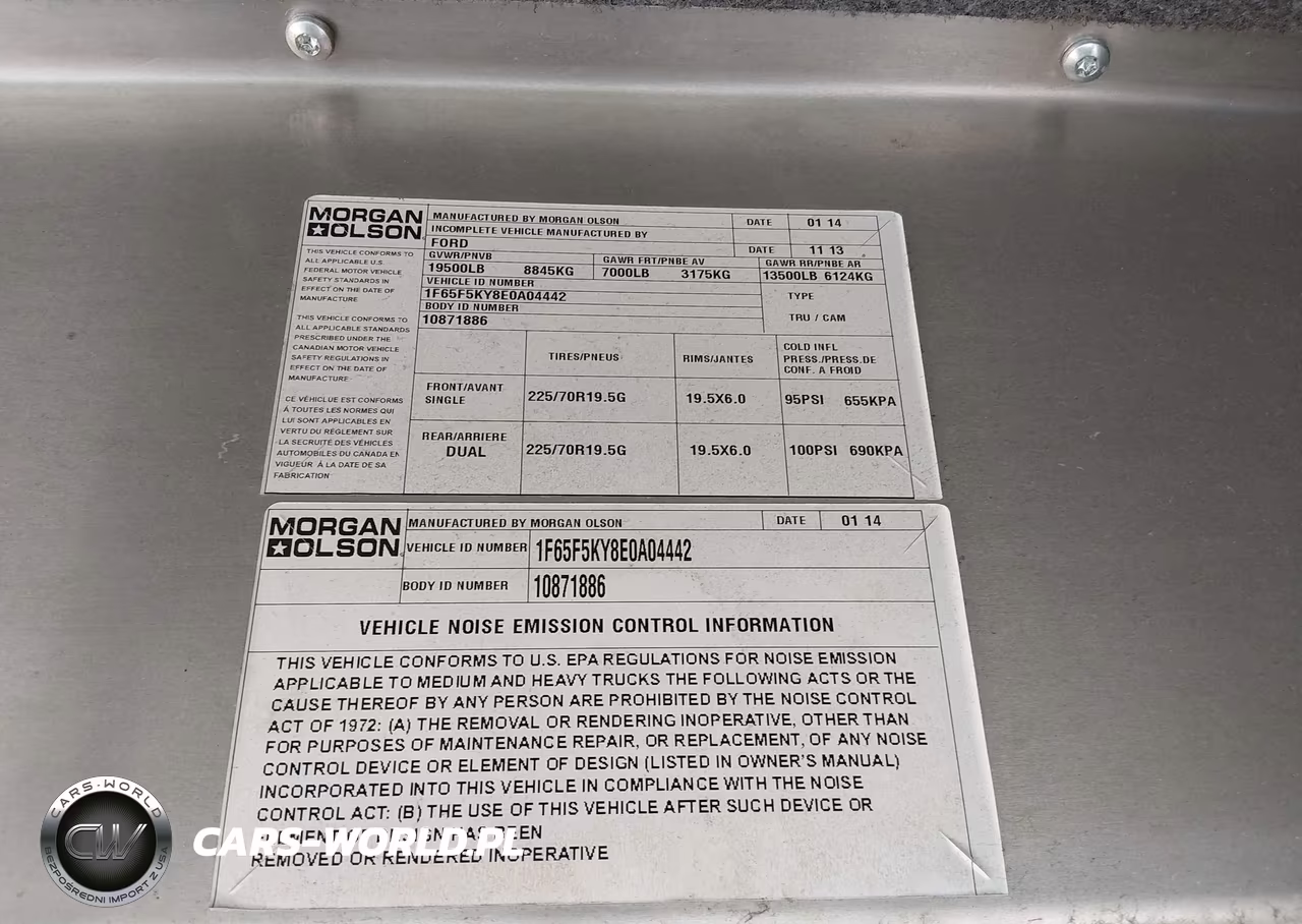 2014 Ford F-59 Commercial Stripped VIN:1F65F5KY8E0A04442 - 8
