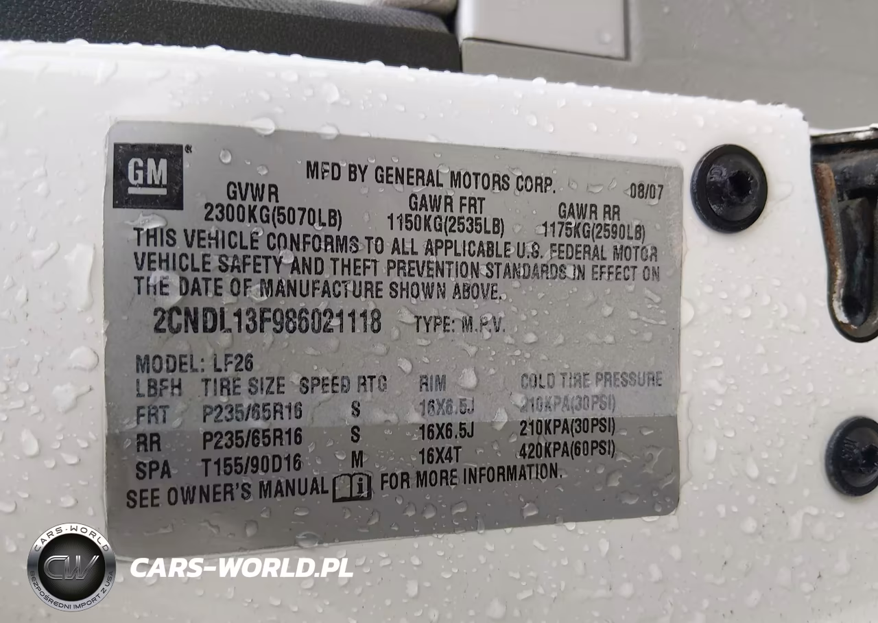2008 Chevrolet Equinox Ls VIN:2CNDL13F986021118 - 9