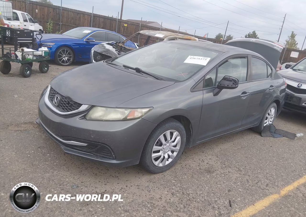2013 Honda Civic Lx VIN:19XFB2F52DE093412 - 2