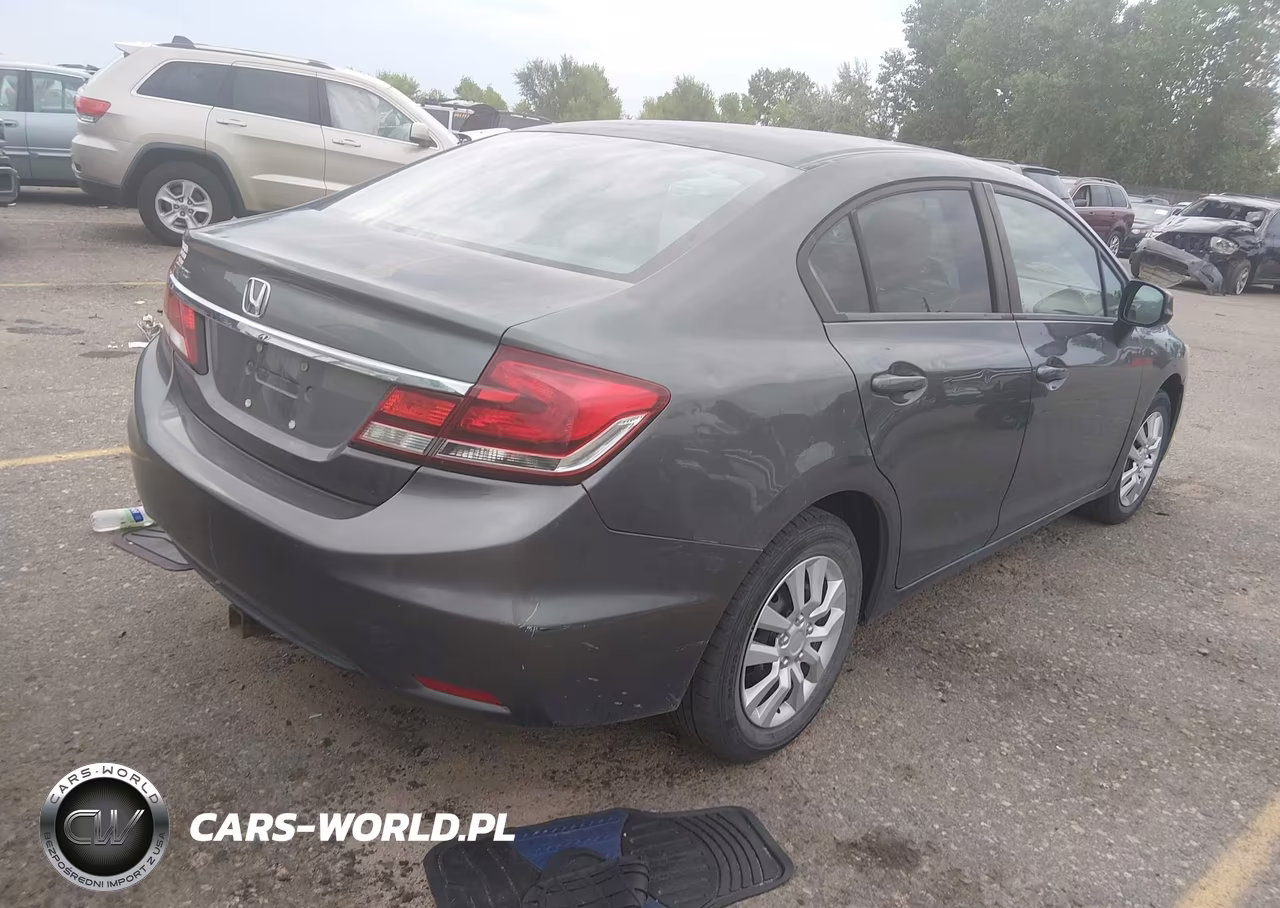 2013 Honda Civic Lx VIN:19XFB2F52DE093412 - 4