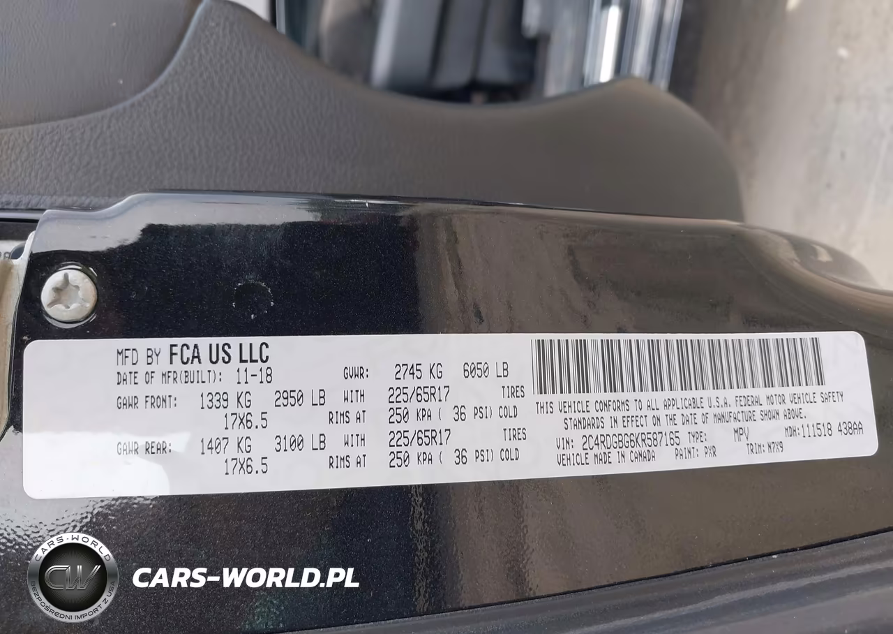 2019 Dodge Grand Caravan Se Plus VIN:2C4RDGBG6KR587165 - 9