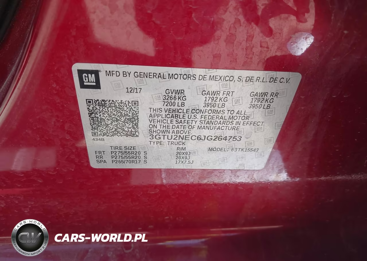 2018 GMC Sierra 1500 Slt VIN:3GTU2NEC6JG264753 - 9
