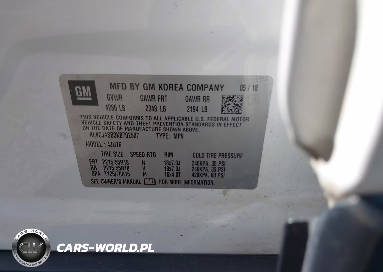 2019 Buick Encore Fwd Preferred VIN:KL4CJASB3KB702507 - 9