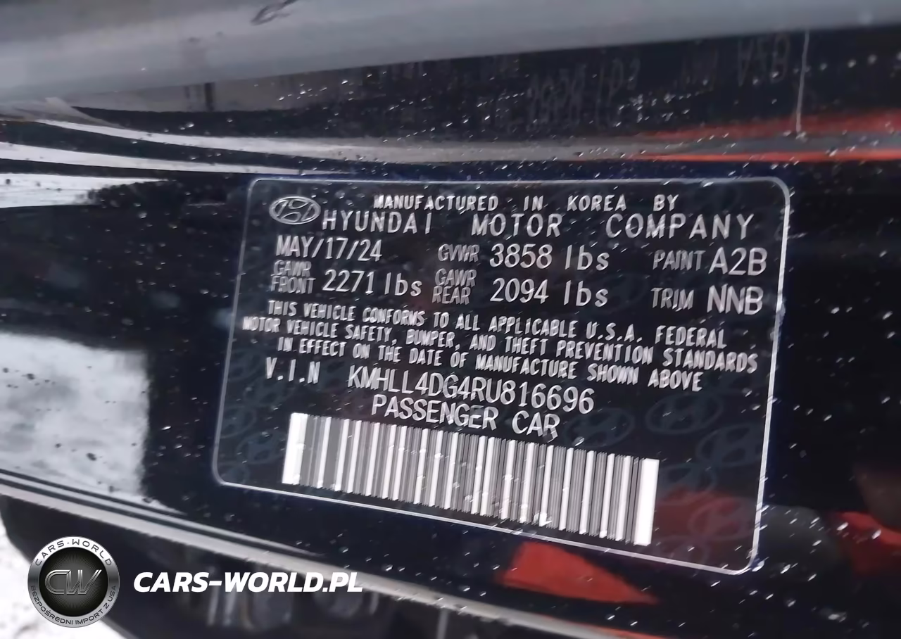 2024 Hyundai Elantra Se VIN:KMHLL4DG4RU816696 - 9