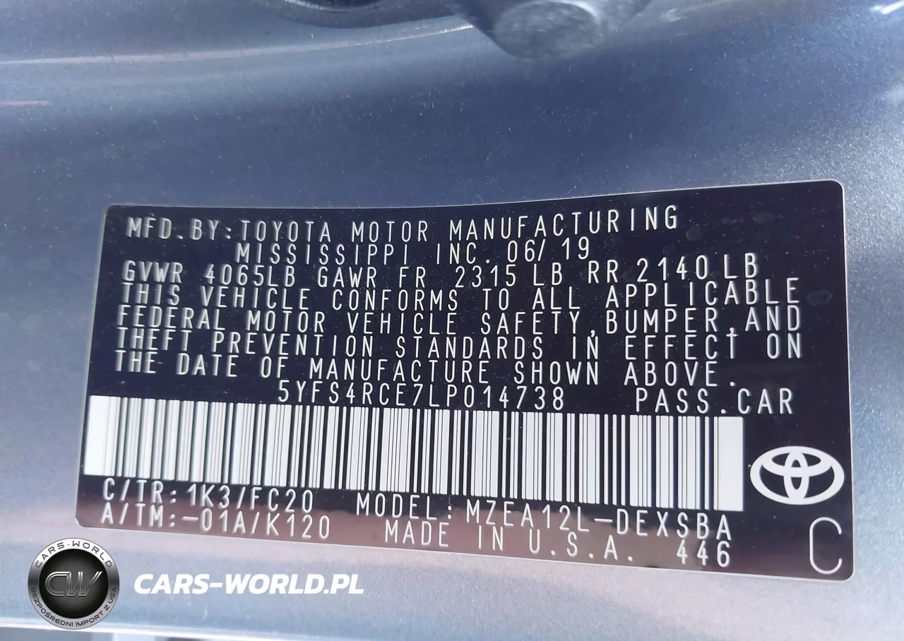 2020 Toyota Corolla Se VIN:5YFS4RCE7LP014738 - 9