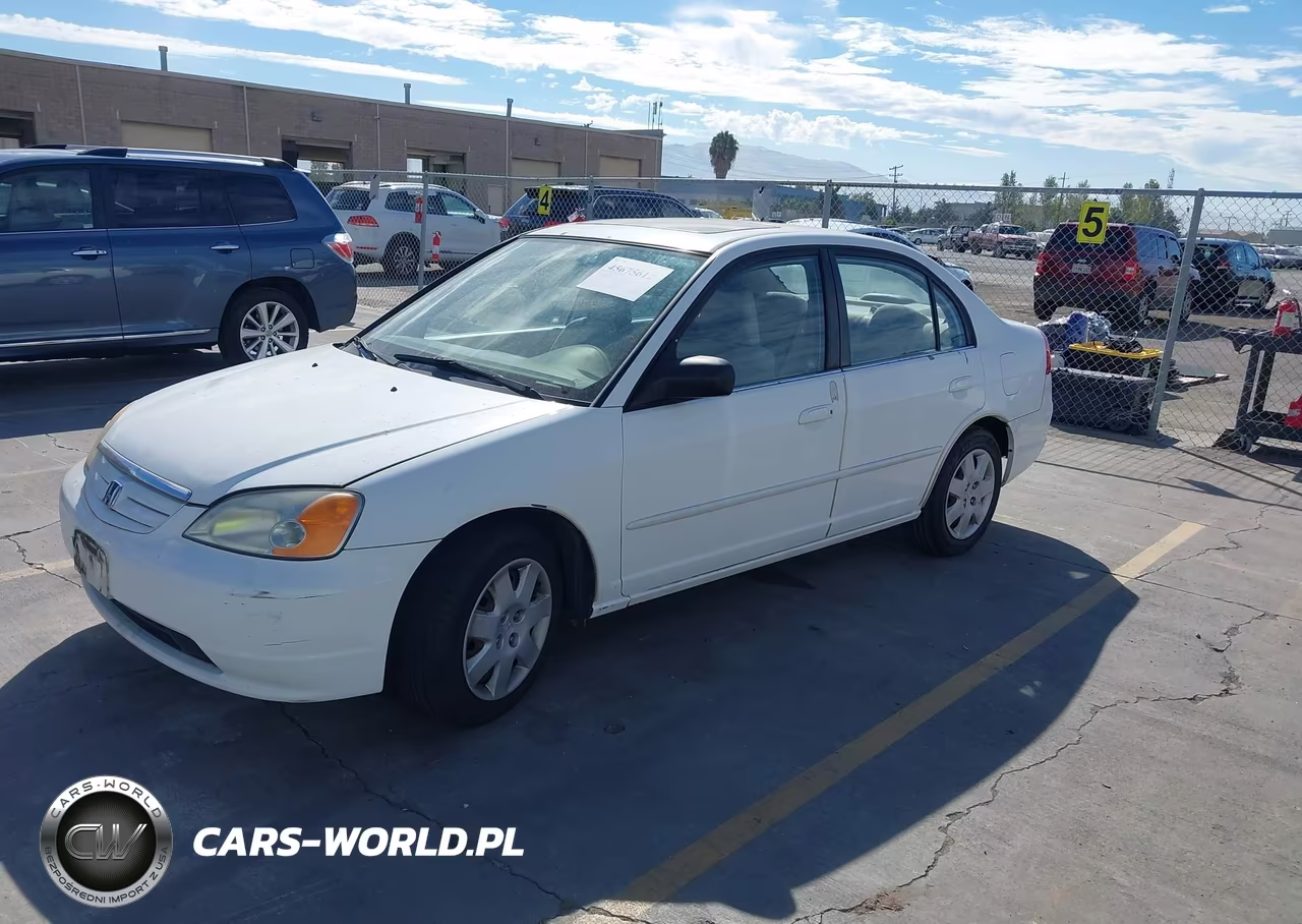 2002 Honda Civic Ex VIN:2HGES26702H561038 - 2