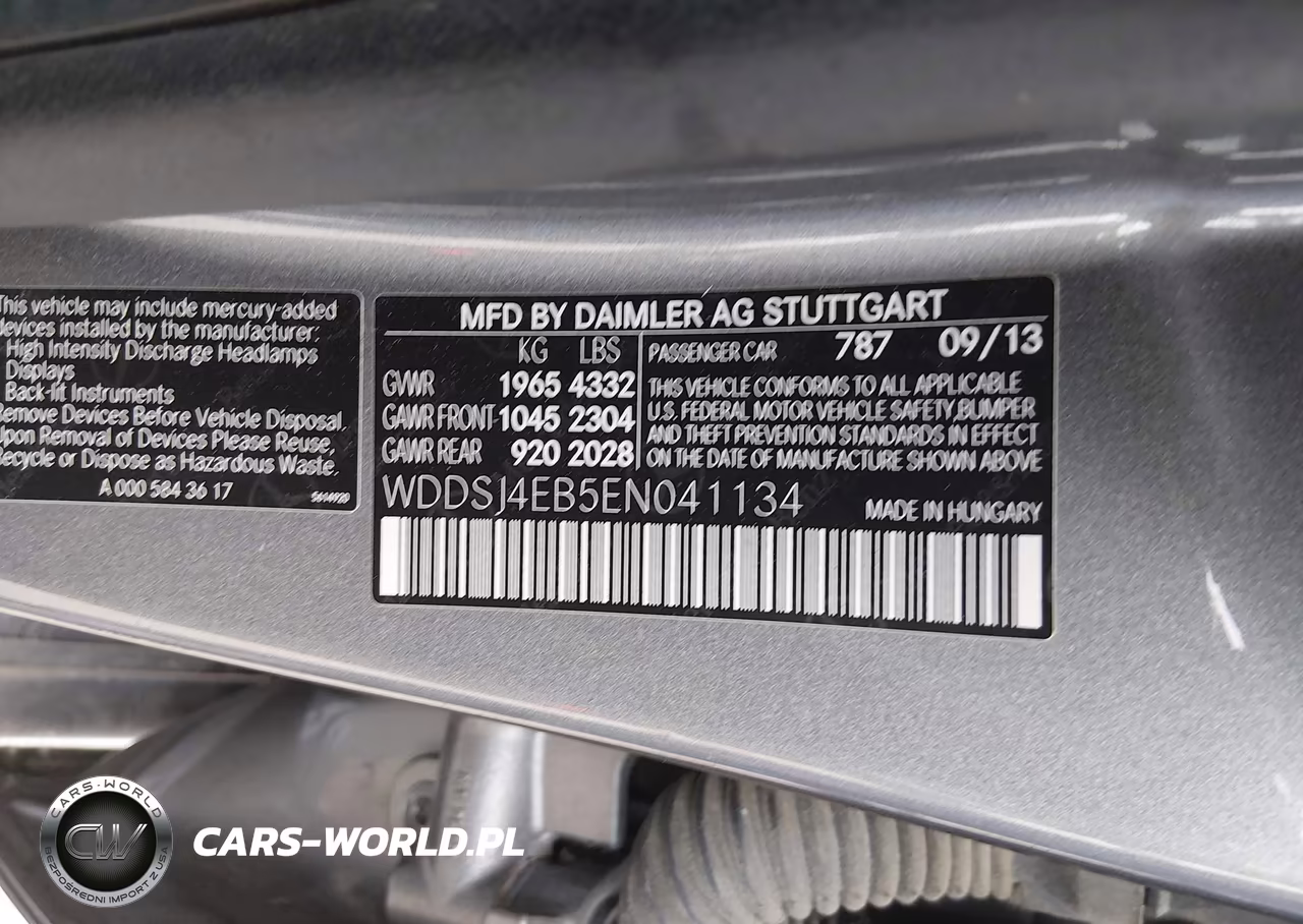 2014 Mercedes-Benz Cla 250 VIN:WDDSJ4EB5EN041134 - 9
