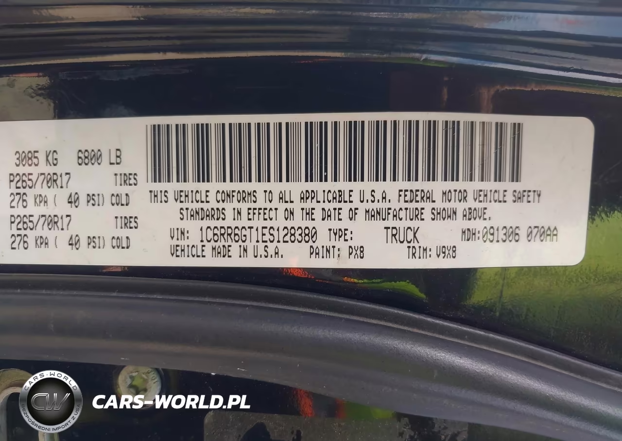 2014 Ram 1500 Slt VIN:1C6RR6GT1ES128380 - 9
