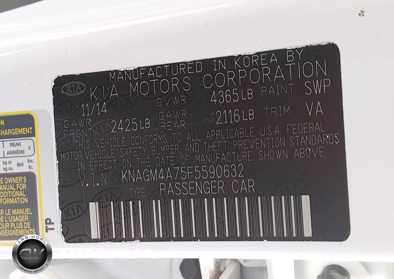 2015 Kia Optima Lx VIN:KNAGM4A75F5590632 - 9