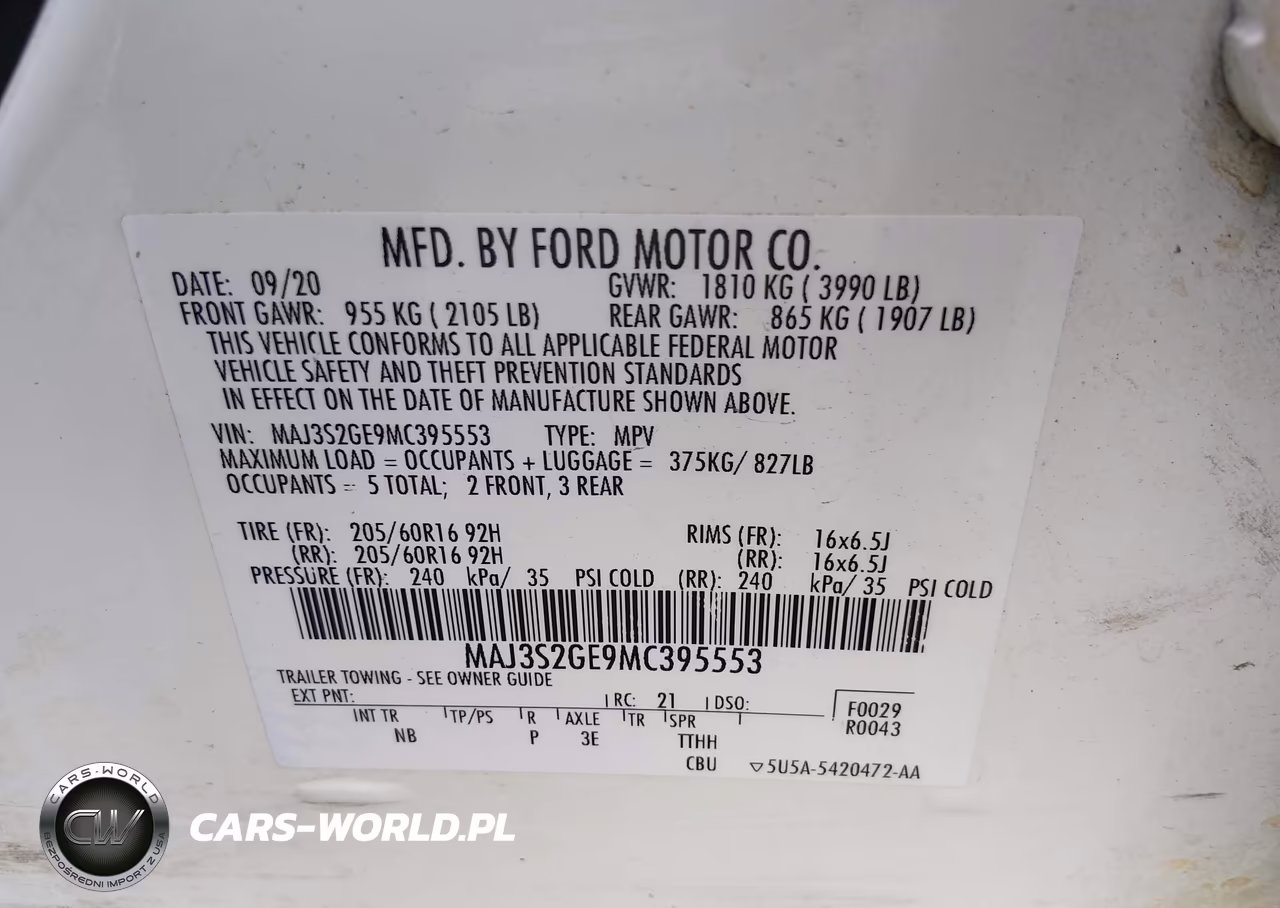 2021 Ford Ecosport Se VIN:MAJ3S2GE9MC395553 - 9