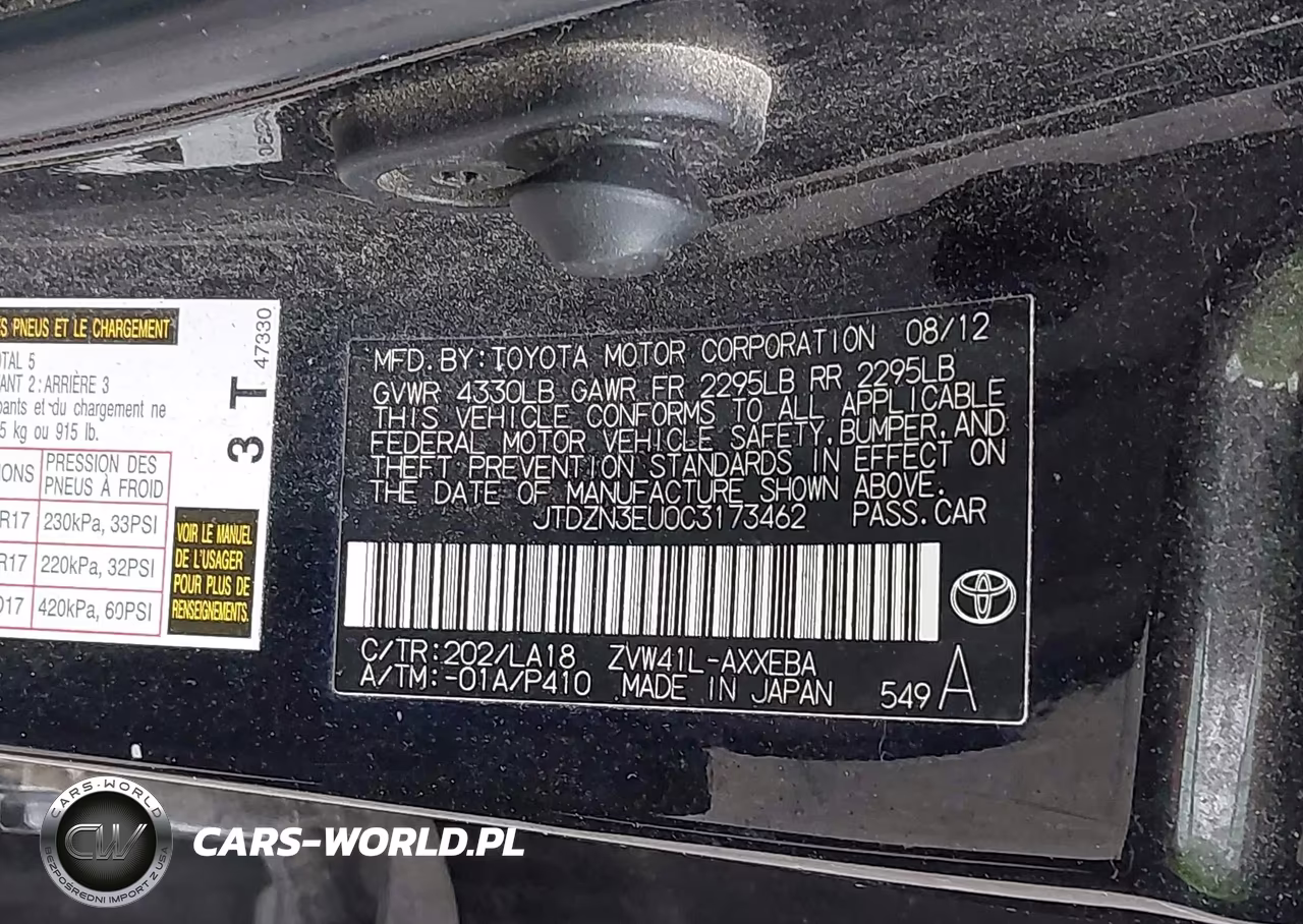 2012 Toyota Prius V Five VIN:JTDZN3EU0C3173462 - 9