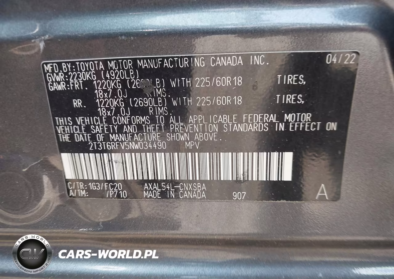 2022 Toyota Rav4 Hybrid Se VIN:2T3T6RFV5NW034490 - 9