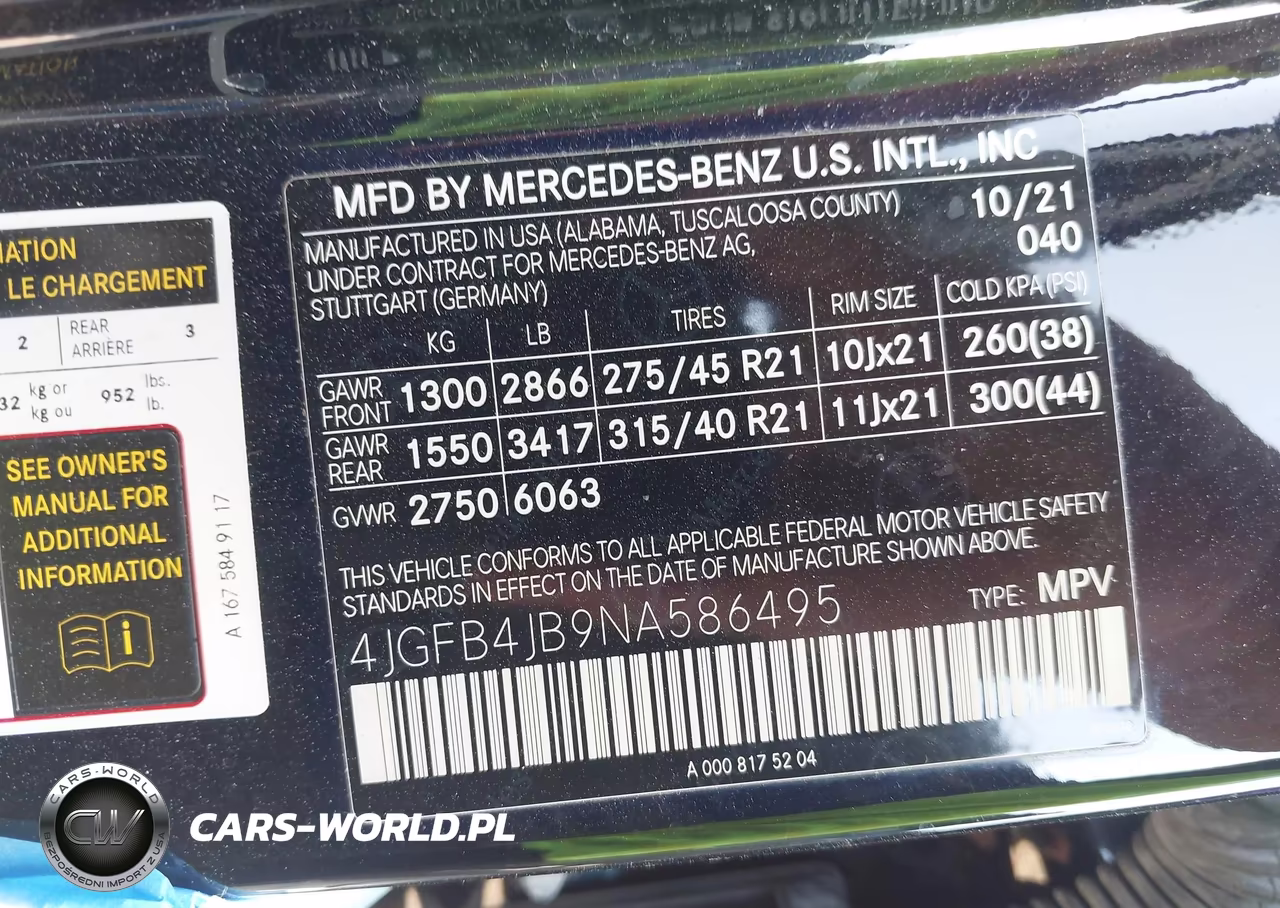 2022 Mercedes-Benz Gle 350 VIN:4JGFB4JB9NA586495 - 9