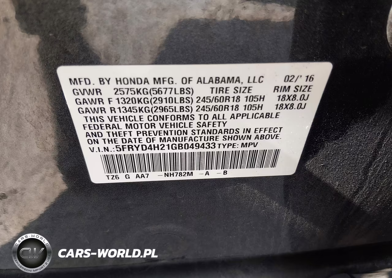 2016 Acura Mdx Acurawatch Plus Package VIN:5FRYD4H21GB049433 - 9