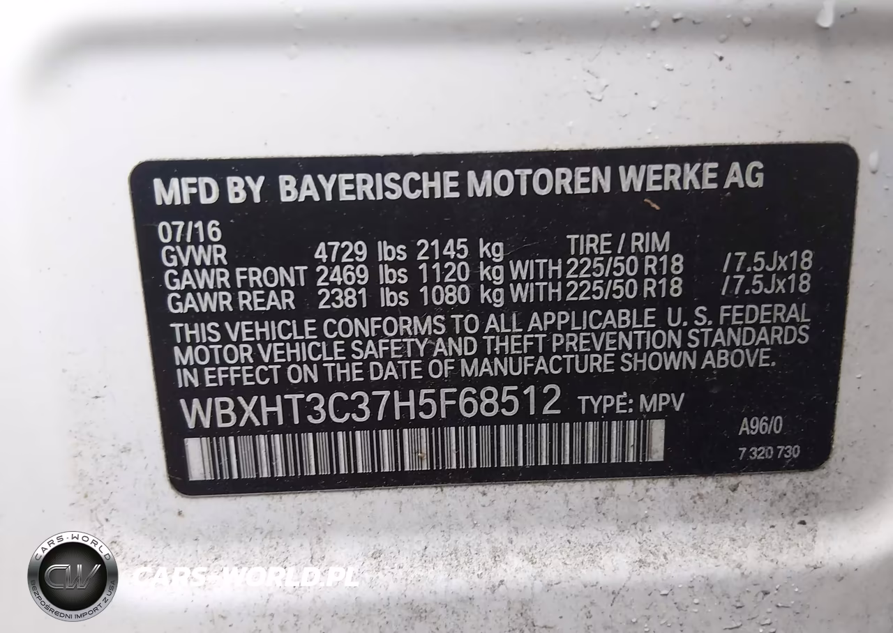 2017 BMW X1 xDrive28I VIN:WBXHT3C37H5F68512 - 9