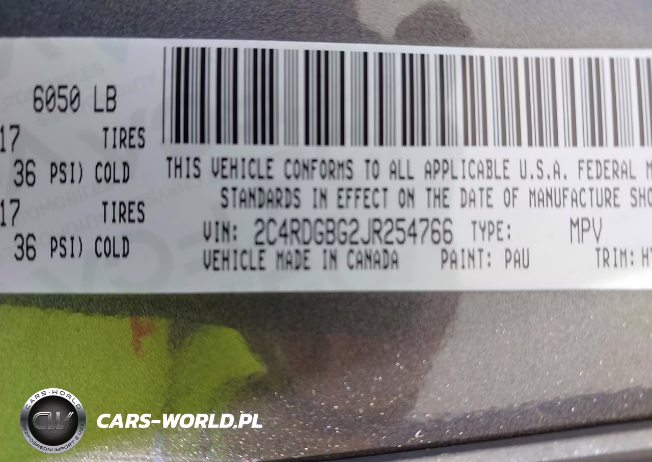 2018 Dodge Grand Caravan Se VIN:2C4RDGBG2JR254766 - 9